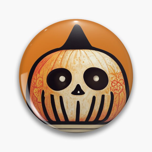 Item preview, Lindo Kawaii Calabaza Skelly en un Plato designed and sold by WraithGaming.
