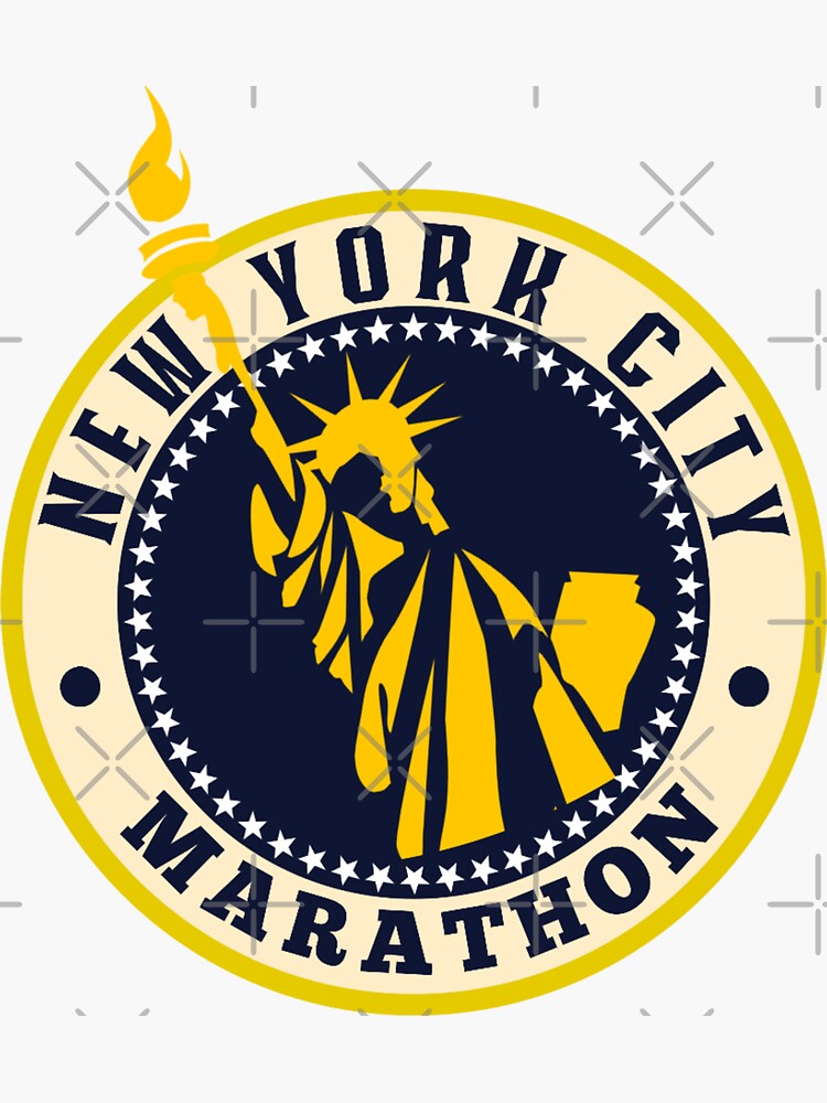 "New York City Marathon NYC Marathon 2022" Sticker for Sale by