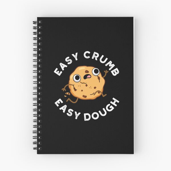 Item preview, Easy Crumb Easy Dough Funny Cookie Puns (Dark BG) designed and sold by punnybone.