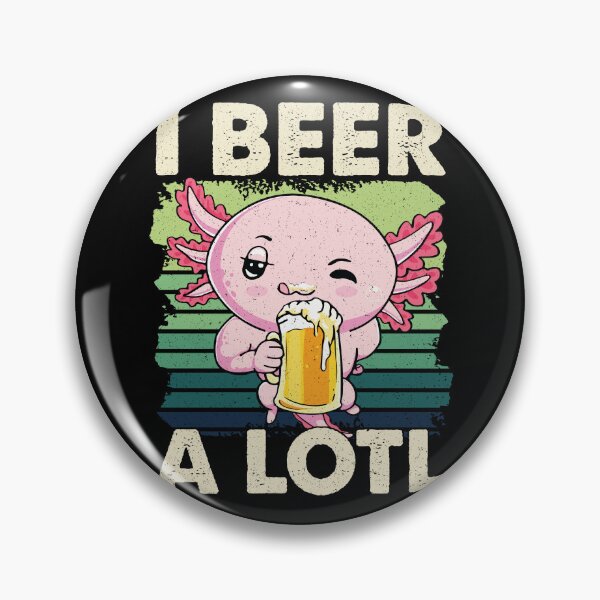 Item preview, Beer a lotl Funny Drinking, Funny Axolotl designed and sold by camanodooseo.