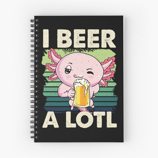 Item preview, Beer a lotl Funny Drinking, Funny Axolotl designed and sold by camanodooseo.