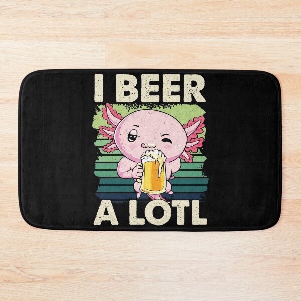 Item preview, Beer a lotl Funny Drinking, Funny Axolotl designed and sold by camanodooseo.