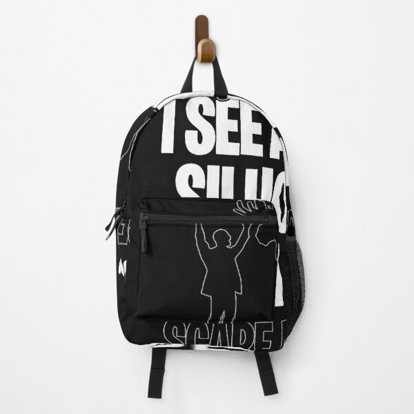 Item preview, I see a little silhouetto of a man scare a Moose rock music joke designed and sold by Jameewton.