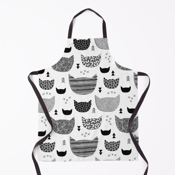 Item preview, Inky Texture Cats - Grey designed and sold by Rainbows Galore.