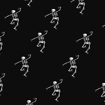 Artwork thumbnail, Skeleton Dance Pattern by ProtonProject