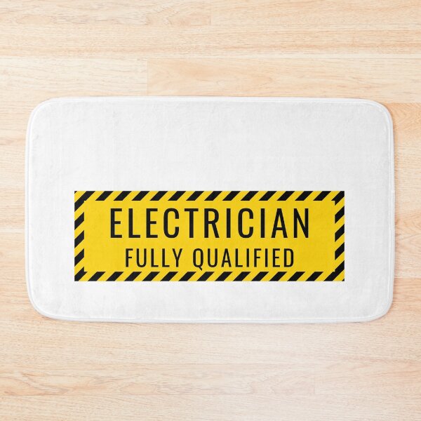 Item preview, Electrician Fully Qualified designed and sold by Quirky Dez.