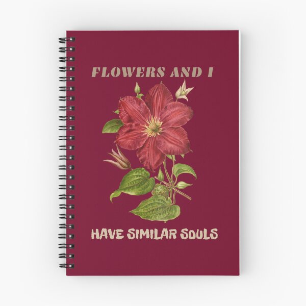 Item preview, FLOWERS AND I HAVE SIMILAR SOULS designed and sold by netdota.
