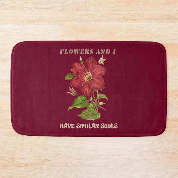 Item preview, FLOWERS AND I HAVE SIMILAR SOULS designed and sold by netdota.