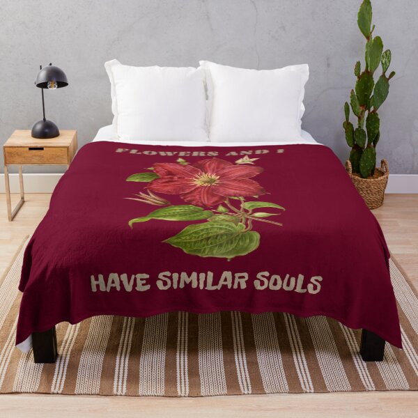 Item preview, FLOWERS AND I HAVE SIMILAR SOULS designed and sold by netdota.
