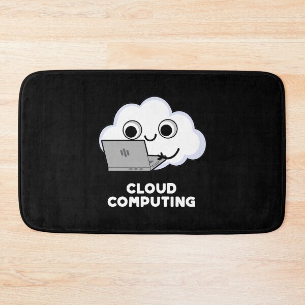 Item preview, Cloud Computing Computer Funny Weather Puns (Dark BG) designed and sold by punnybone.