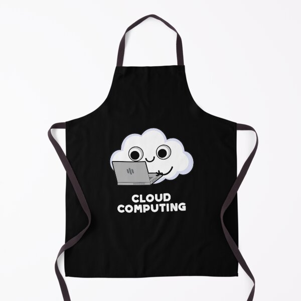 Item preview, Cloud Computing Computer Funny Weather Puns (Dark BG) designed and sold by punnybone.