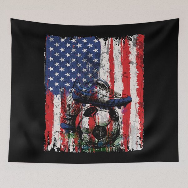 Item preview, Patriotic American _ Soccer Team 2022 USA Flag Football Cup designed and sold by liomikaxfi.