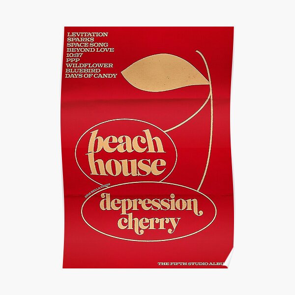 depression cherry vintage Poster