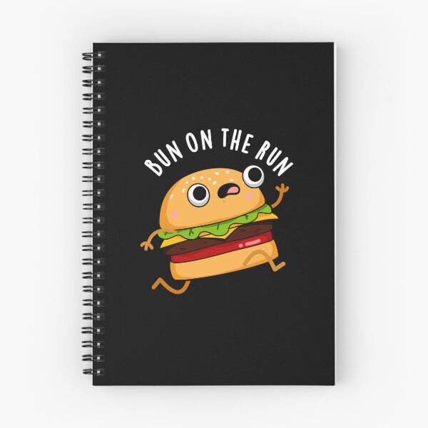 Item preview, Bun On The Run Funny Burger Puns (Dark BG) designed and sold by punnybone.