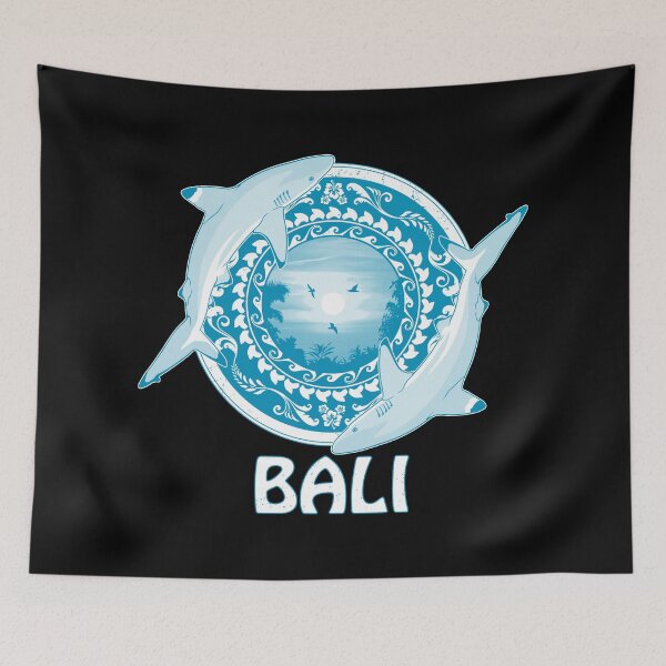 Item preview, Blacktip Reef Sharks Bali Indonesia designed and sold by NicGrayGraphic.