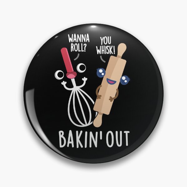 Item preview, Bakin Out Funny Baking Puns (Dark BG) designed and sold by punnybone.