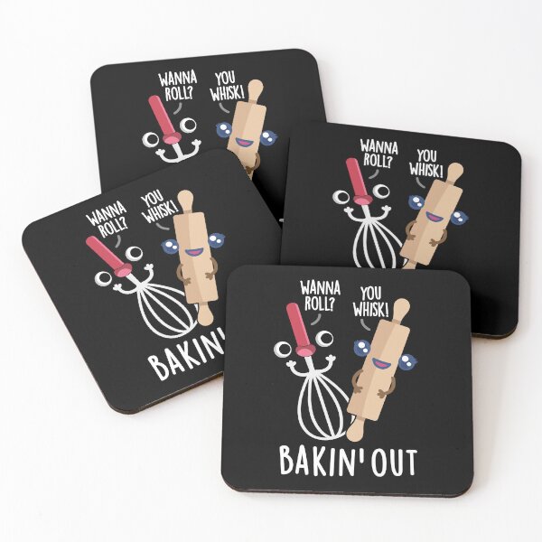 Item preview, Bakin Out Funny Baking Puns (Dark BG) designed and sold by punnybone.