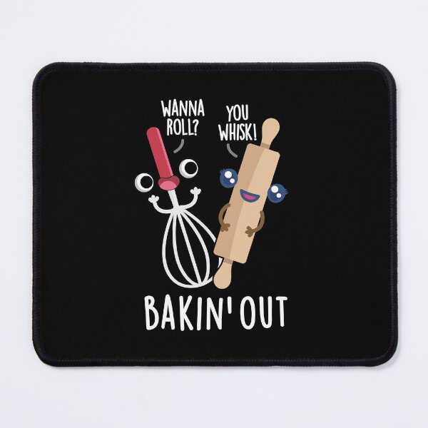 Item preview, Bakin Out Funny Baking Puns (Dark BG) designed and sold by punnybone.
