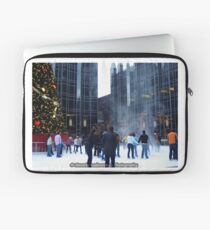 PPG Place in Pittsburgh, PA - Wind Made a Snowy Tornado Laptop Sleeve