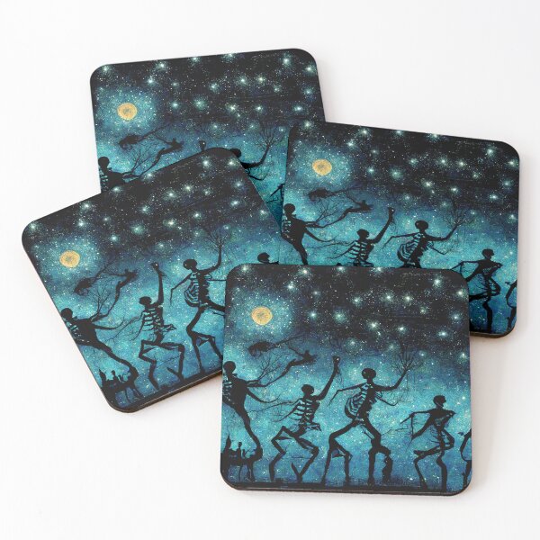 Item preview, Dancing Skeletons at Twilight designed and sold by Amy  Webb.