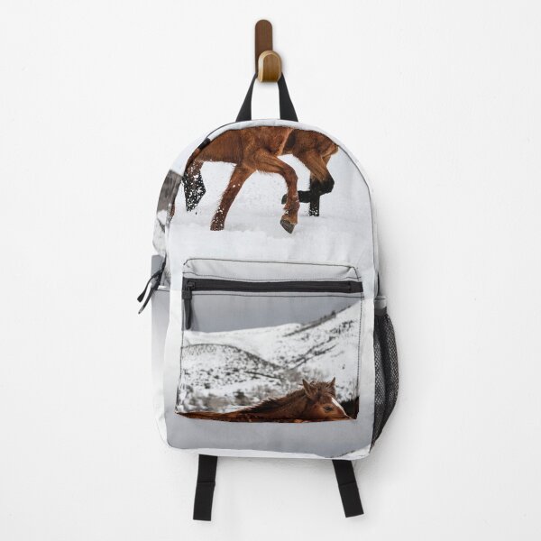 Item preview, A mixed herd of wild and domesticated horses frolics on the Ladder Livestock ranch, at the Wyoming-Colorado borders designed and sold by GestaltImagery.