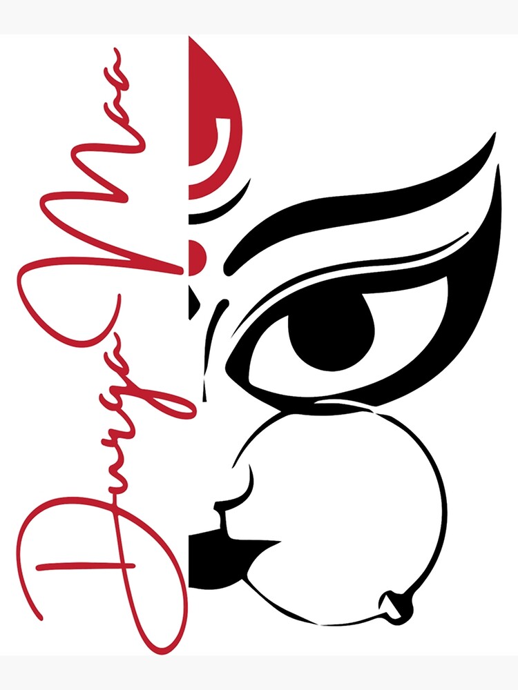 Durga Maa Drawing PNG Transparent Images Free Download | Vector Files |  Pngtree