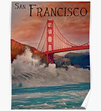 San Francisco Sunset Poster