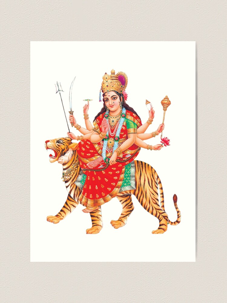 Drawing on Maa Durga - RobinAge-saigonsouth.com.vn