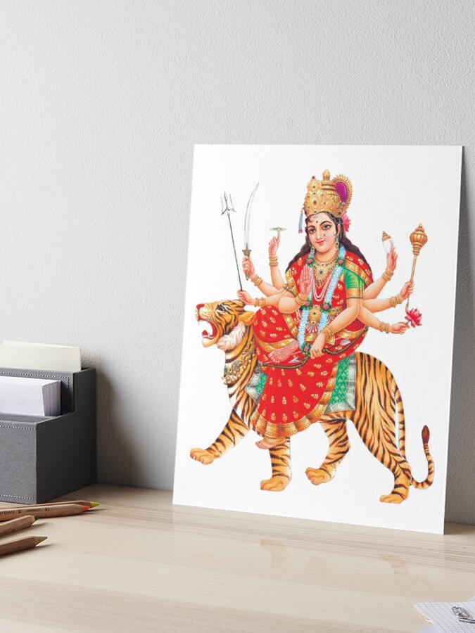 Maa Durga Mandala art easy step by step | easy Mandala art | Navratri  drawing | Durga drawing - YouTube