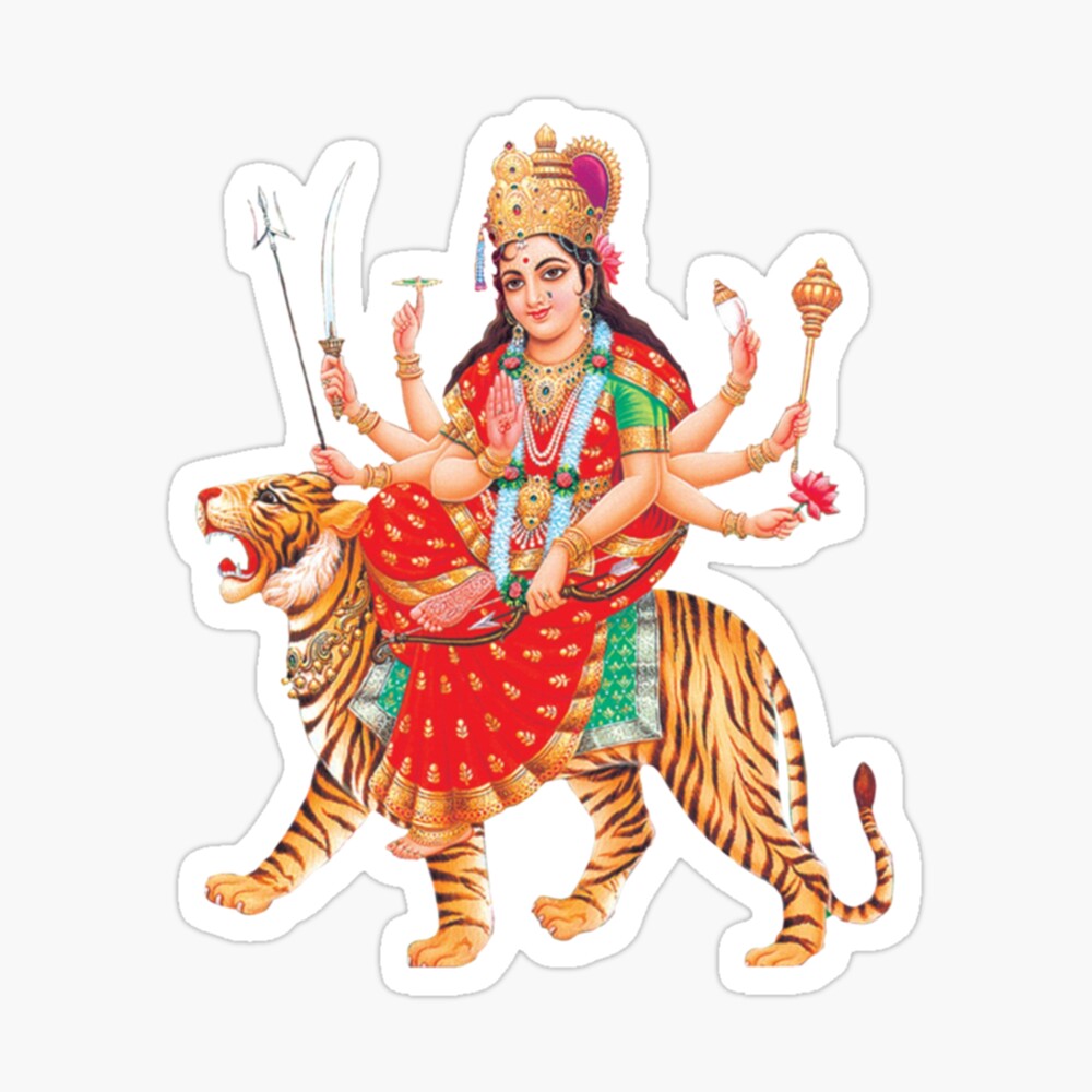 Buy Goddess Durga Mata Photo Frame Online in India @Puja N Pujari.