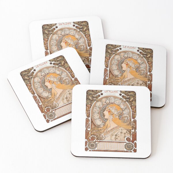 Item preview, Alphonse Maria Mucha's Zodiaque or La Plume (ca. 1896 &1897) designed and sold by GestaltImagery.