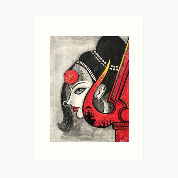 beautiful paintings of maa durga ,durga mata painting ,goddess durga  painting ,durga abstract painting ,abstract durga painting ,durga devi  painting ,modern durga painting – onlineframing