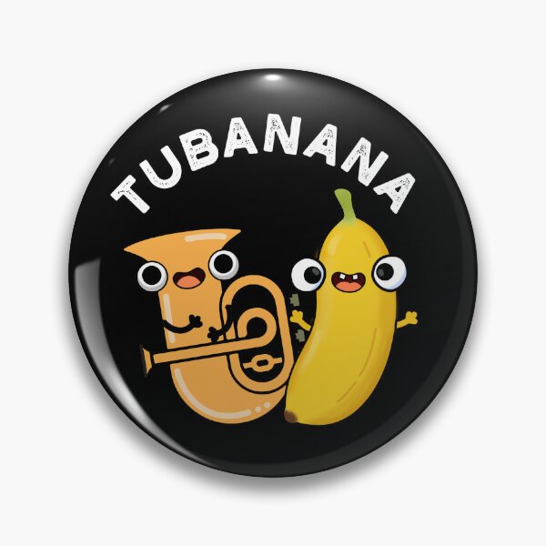 Item preview, Tubanana Funny Tuba Banana Puns (Dark BG) designed and sold by punnybone.
