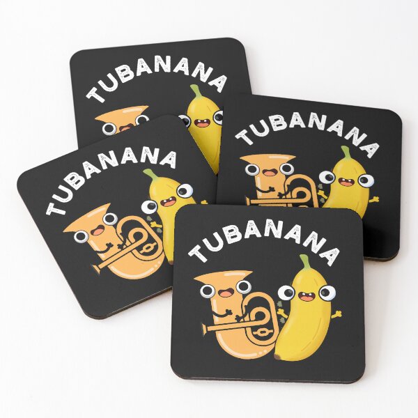 Item preview, Tubanana Funny Tuba Banana Puns (Dark BG) designed and sold by punnybone.