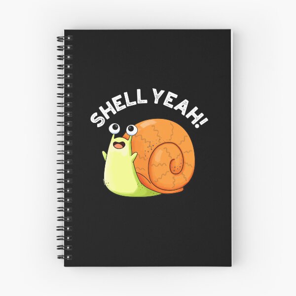 Item preview, Funny Snail Puns - Shell Yeah (Dark BG) designed and sold by punnybone.