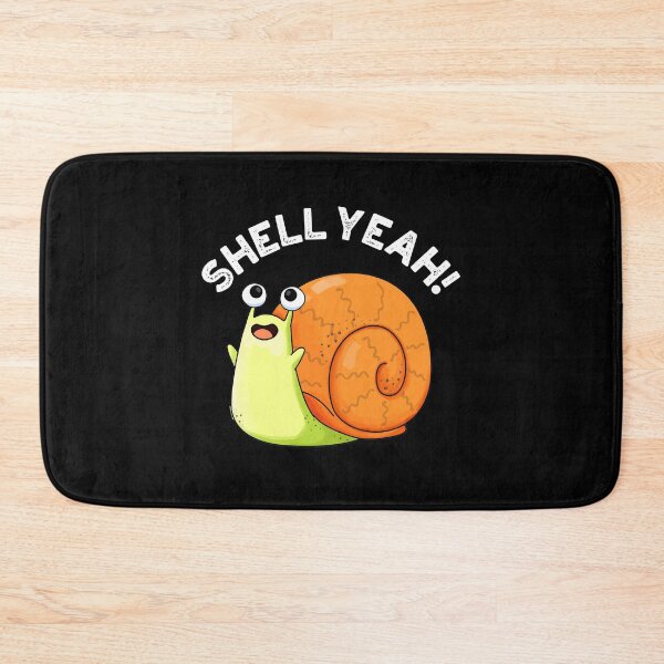 Item preview, Funny Snail Puns - Shell Yeah (Dark BG) designed and sold by punnybone.