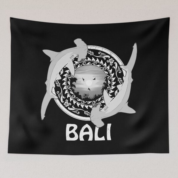 Item preview, Hammerhead Sharks Bali Indonesia designed and sold by NicGrayGraphic.