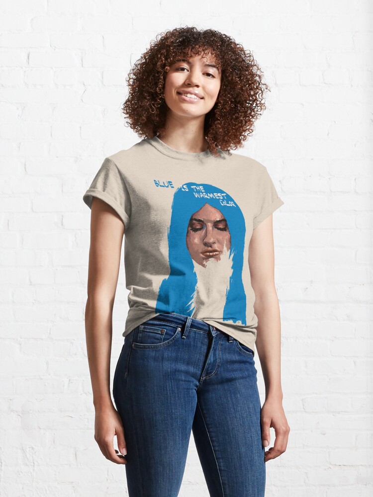 Thumbnail 4 of 7, Classic T-Shirt, BLUE designed and sold by Grégory Lê.
