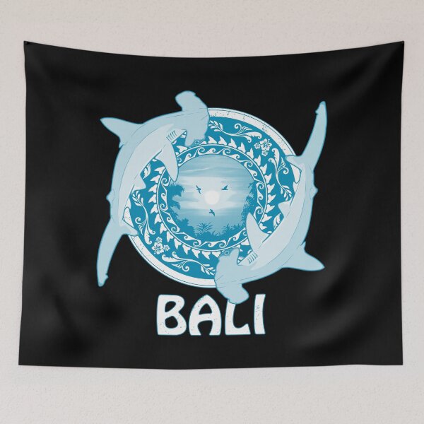 Item preview, Hammerhead Sharks Bali Indonesia designed and sold by NicGrayGraphic.