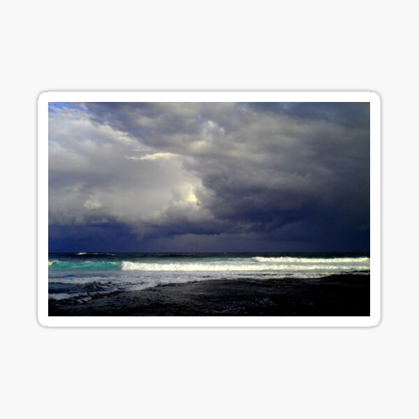 Item preview, Coastal Vibes Moody Ocean and Stormy Sky - Seascape and Landscape 4 of 4 designed and sold by Beachy.