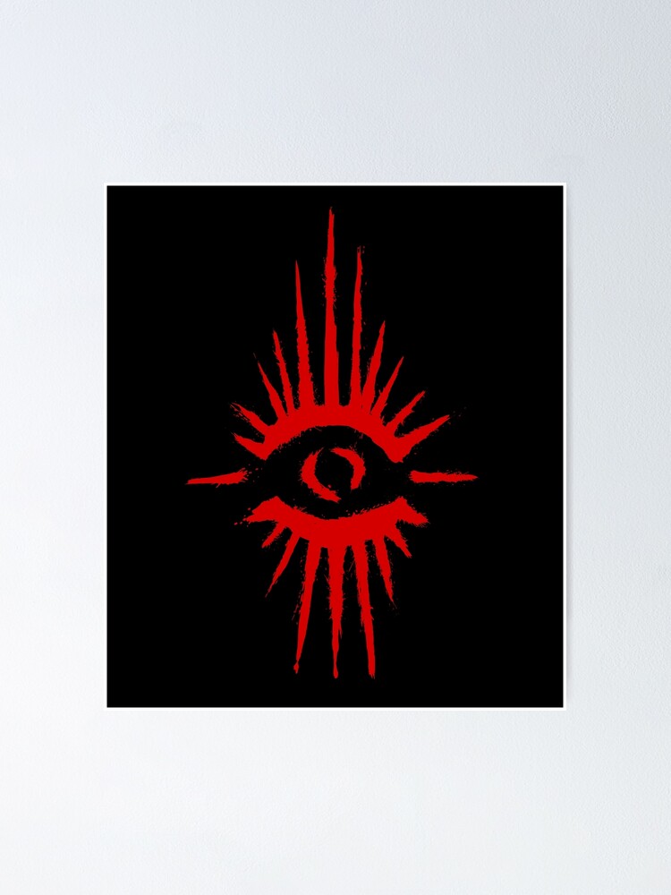 Bloodborne Blood Rapture Rune Poster For Sale By InfinityTone   Fposter,small,wall Texture,product,750x1000 