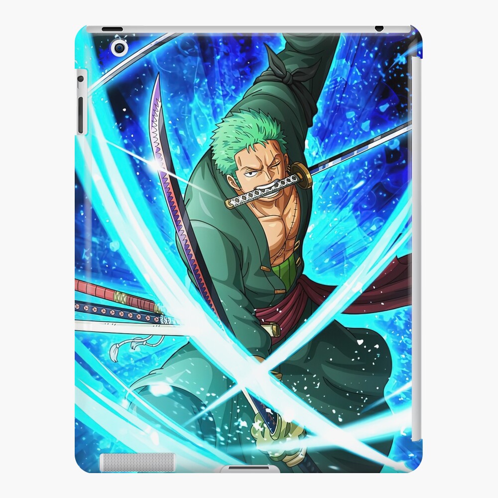 zoro one piece iPad Case & Skin by Marlow31