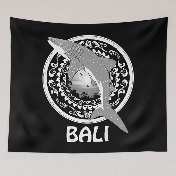 Item preview, Whale Shark Bali Indonesia designed and sold by NicGrayGraphic.