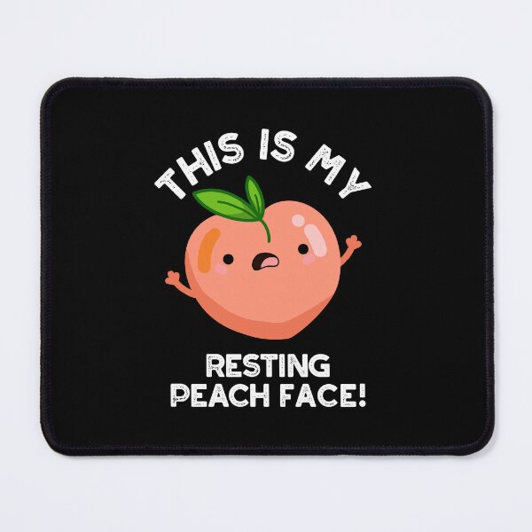 Item preview, This Is My Resting Peace Face Funny Fruit Puns (Dark BG) designed and sold by punnybone.