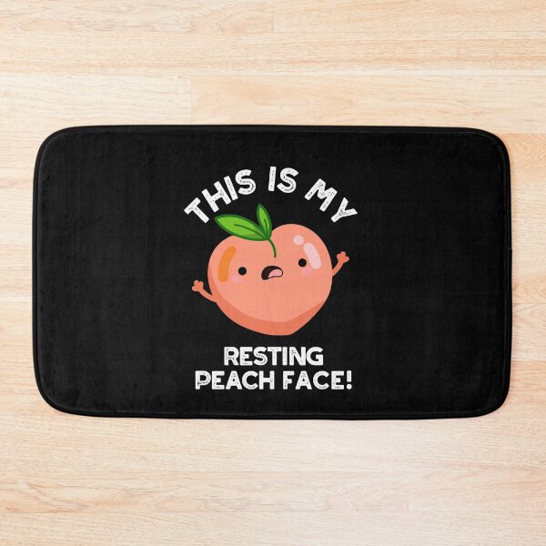 Item preview, This Is My Resting Peace Face Funny Fruit Puns (Dark BG) designed and sold by punnybone.
