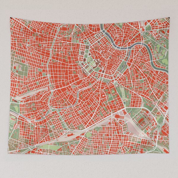 Item preview, Vienna map classic designed and sold by PlanosUrbanos.