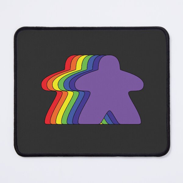 Item preview, Rainbow meeples designed and sold by Between Clouds.