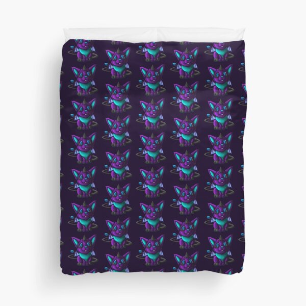 The Blue Galaxy Demon Duvet Cover