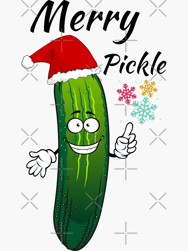 "Christmas Pickle Sticker" Sticker for Sale by Nafito Redbubble