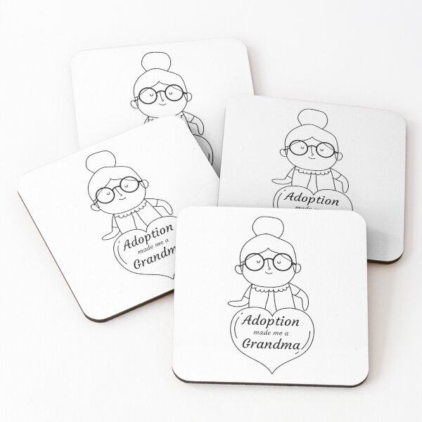 Item preview, adoption made me a grandma designed and sold by Inspirely.